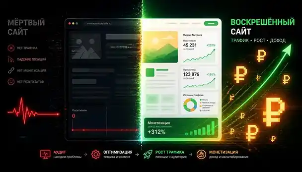 Сайт не демонстрирует достаточного вовлечения пользователей